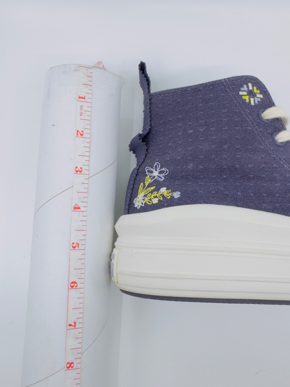 Converse Chuck Taylor All Star Move Platform High-Tops. Embroidered SZ 8.5 - Picture 10 of 13